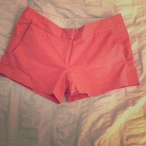 J. Crew salmon shorts size 4 - style # 64048